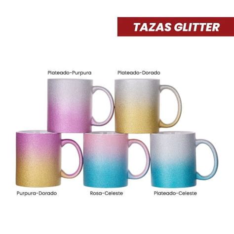 Taza Glitter Bicolor Oz Progr Ficos Proveedor Del Mercado Gr Fico