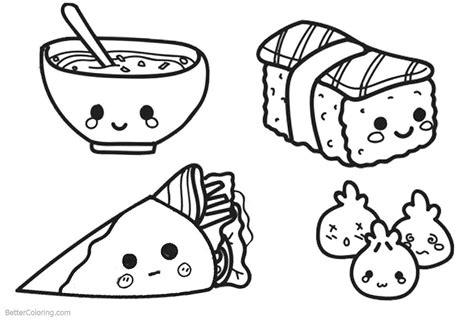 51 Coloring Page Of Food Food Coloring Pages Cute Coloring Pages