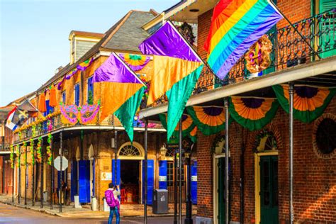 Best Mardi Gras Bourbon Street New Orleans Bead Stock Photos, Pictures ...