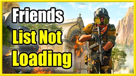 How To Fix Friends List Not Loading In Modern Warfare 2 Fast Tutorial