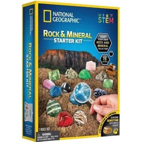 National Geographic Kit De D Marrage Pour Les Roches Et Les Min Raux