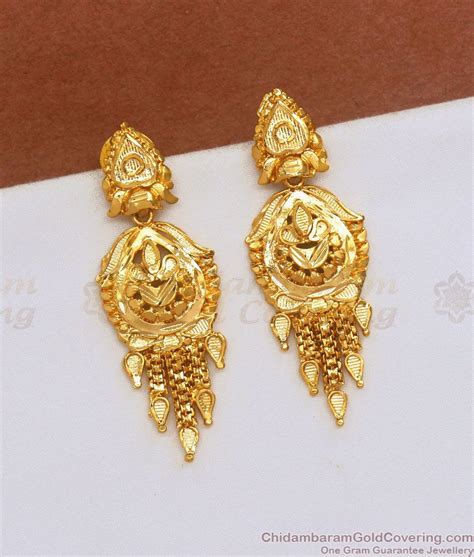 Bridal Collection 1 Gram Gold Earrings Dangler Design ER3581