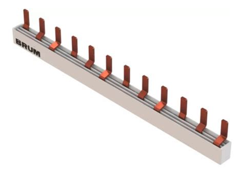 Barramento Trif Sico P Disjuntores Din A Pente Brum Mercadolivre