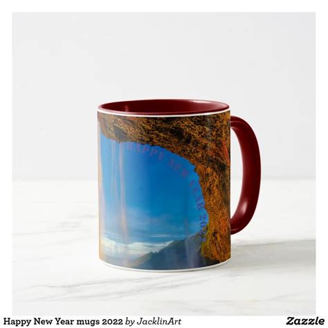 Happy New Year mugs 2022 | Zazzle in 2022 | Mugs, Painted mugs, Unique ...