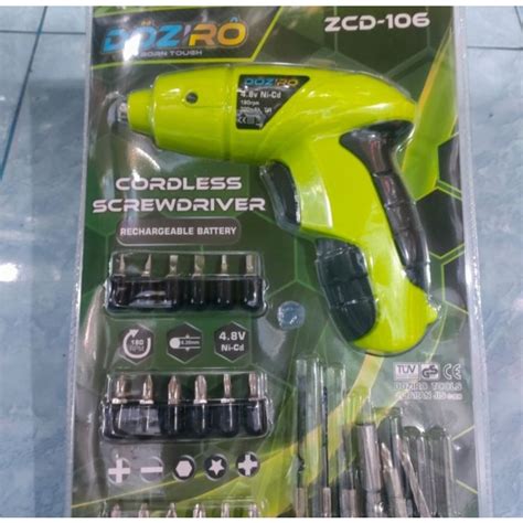 Jual Mesin Bor Cordless 4 8v Doziro Set Screwdriver Berkualitas