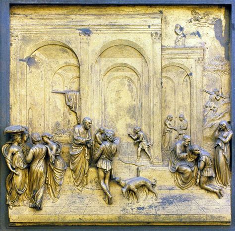 Lorenzo Ghiberti S Isaac And His Sons From The Gates Of Paradise