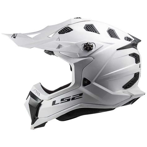 LS2 Casco Motocross MX700 Subverter Evo Solid Blanco Motardinn