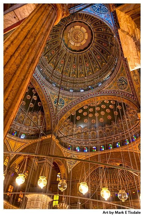 Soaring Mosque Domes Interior Architecture Cairo Art Prints