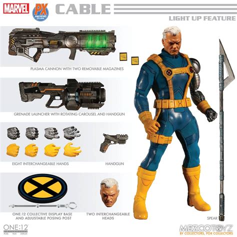 One 12 Collective Marvel Cable X Men Edition Previews Exclusive Action