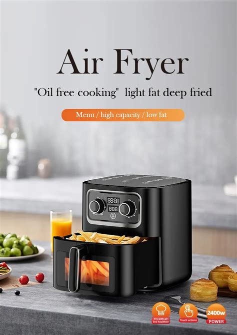 2023 New Oem Air Fryer Digital 8l 10l 12l 15l Best Hot Mini Rack