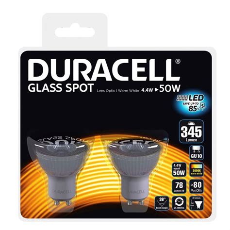 Duracell Led Gu Glas Spot Lumen