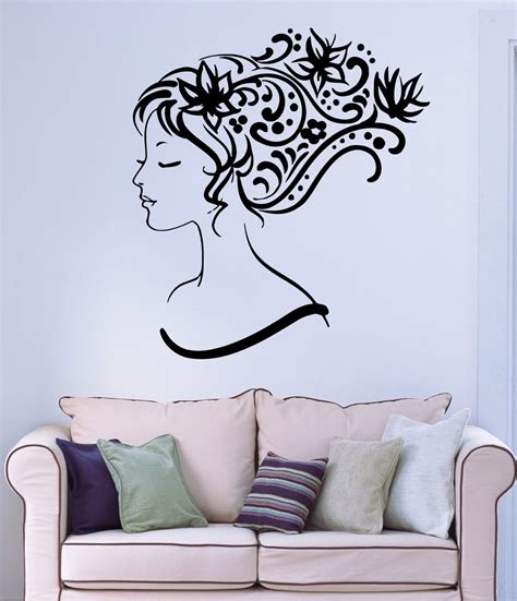 Ebaydeitmwall Sticker Vinyl Decal Sexy Girl Abstract Hair