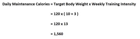 Maintenance Calorie Calculator