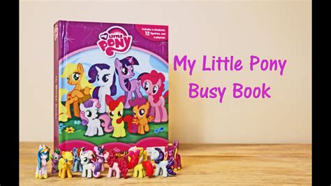 My Little Pony Busy Book Mlp My Busy Book 💜 Youtube