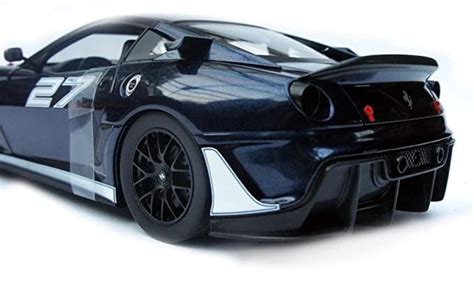 Hot Wheels 1 18 Ferrari 599XX 27 Blue Hobbies Toys Toys Games On Carousell