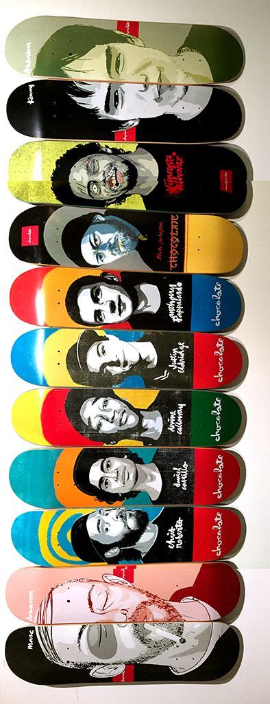 Chocolate Skateboards Team Decks #evanhecox | Kartun