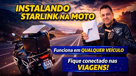 Starlink Para Moto - STARLINK MINI na MOTO! Como instalar QUALQUER VEÍCULO, Passo a Passo! # ...