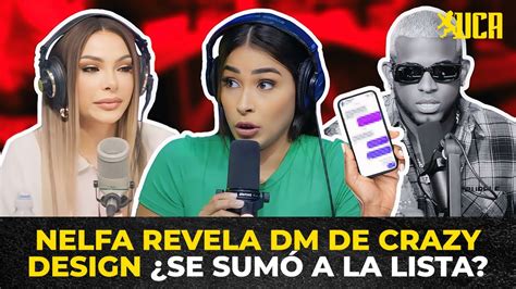 NELFA NÚÑEZ REVELA DM DE CRAZY DESIGN SE SUMÓ A LA LISTA ojo SANDRA