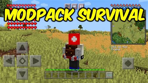 SAIU SUPER MODPACK PARA SURVIVAL NO MINECRAFT PE 1 19 Modpack