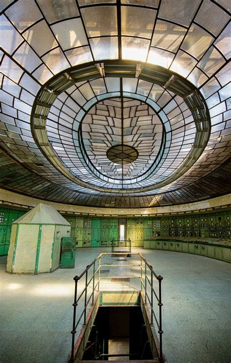 Control Room Of An Abandoned Power Plant Editorial Stock Photo Image