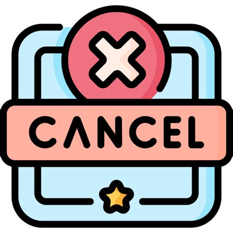 Cancel Special Lineal Color Icon