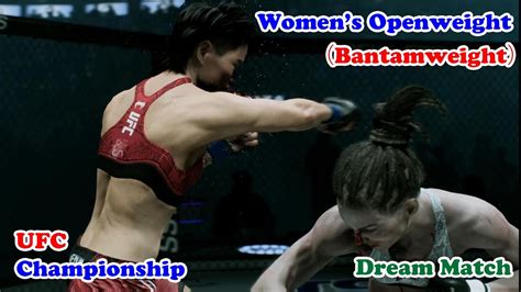 UFC Open WeightANNA MILLER Vs ZHANG WEILIEA SPORTS UFC5A0035