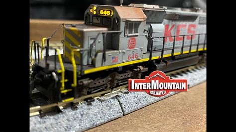 Will It Run Used N Scale Intermountain EMD SD40 2 Kansas City