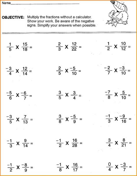 Math Problems For 6th Graders Printables