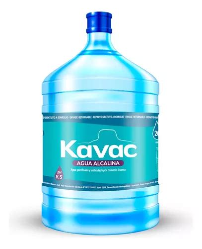 Agua Alcalina Kavac 20 Litros MercadoLibre