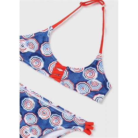 Mayoral Verano Bikini niña Estampado Sombrillas