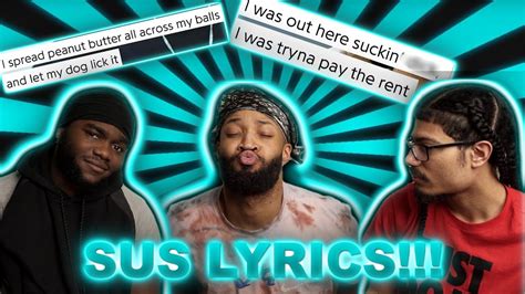 Popular Rap Songs With SUS LYRICS REACTION PT 1 Future 42 Dugg