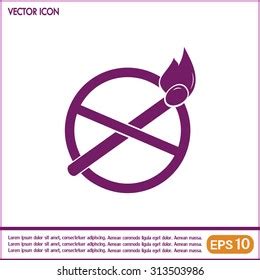 No Naked Flame Warning Sign Vector Stock Vector Royalty Free Shutterstock