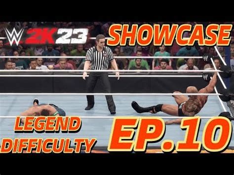 WWE 2K23 SHOWCASE THE ROCK VS JOHN CENA (LEGEND DIFFICULTY) : r/wwe2k