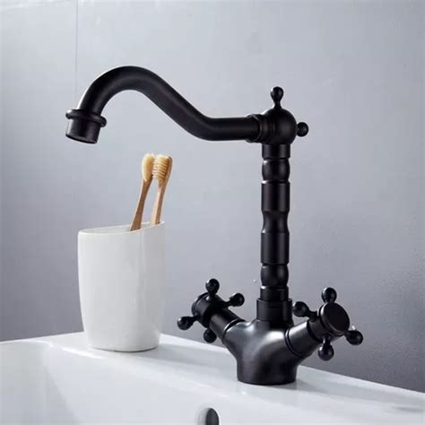 Llave Grifo Mezcladora Lavabo Ovalin Ba O Negro Mate Gami En Venta En