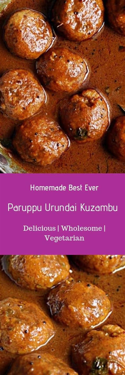 Parrupu Urundai Kuzhambu Recipe Cook Click N Devour