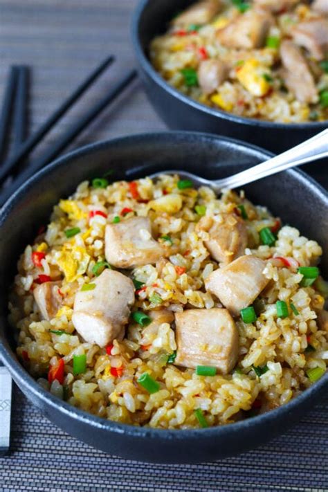 Japanese Chicken Fried Rice Yakimeshi That Spicy Chick