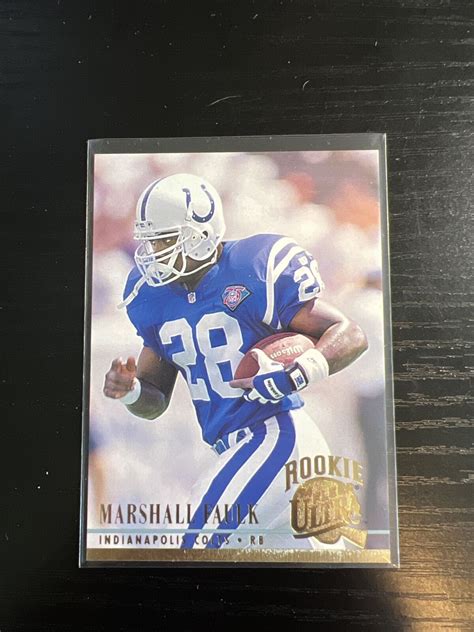 Fleer Ultra Marshall Faulk Rookie Rc Colts Ebay