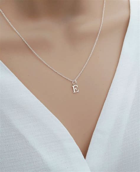 Sterling Silver Initial Charms For Necklace At Quinn Bowen Blog