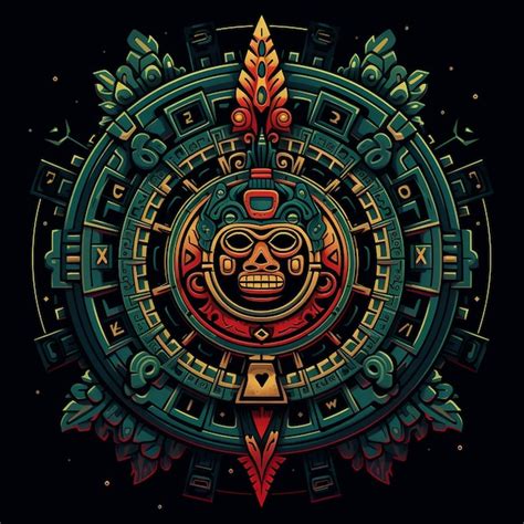 Premium AI Image | mayan symbols