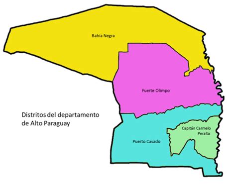 Paraguay Ordenamiento Territorial Los Departamentos Del Paraguay Y