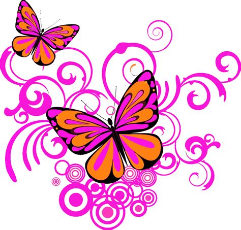 Butterflies And Swirls In Clipart Panda Free Clipart Images