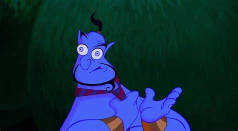 Le Saviez Vous Pourquoi Le G Nie Dans Aladdin Est Il Bleu