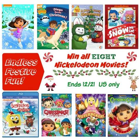 Nickelodeon Christmas Movies Prize Pack Giveaway ~ Win 8 Movies!!! Ends ...