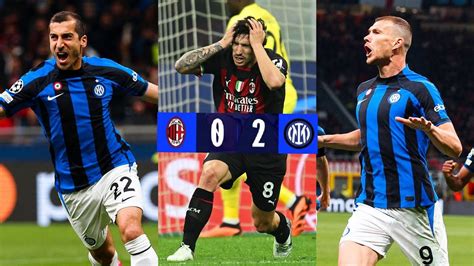 Inter Vence Al Milan Y Pone Un Pie En La Final De La Champions