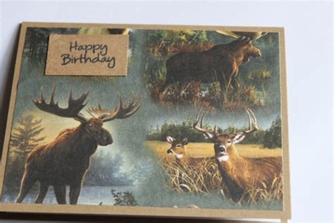 Free Printable Deer Hunting Birthday Cards