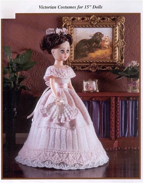 Dolls Dress In Victorian Style Knitting Pattern 15 Inch 3 Inspire