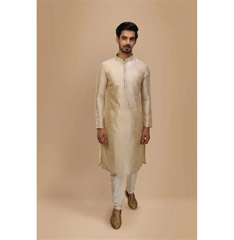 Buy Green Art Silk Embroidered Kurta Set Online In India Manyavar Kurta Pajama For Men