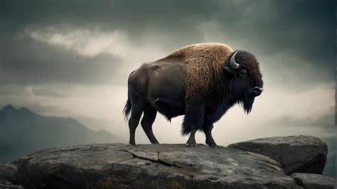 Premium Photo | American buffalo