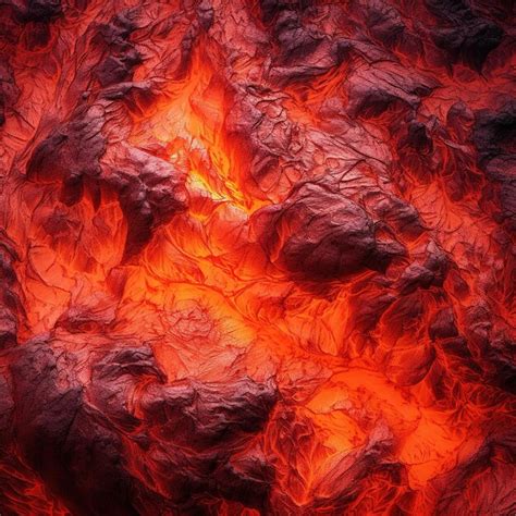 Premium Photo Hot Lava From A Volcanic Eruption