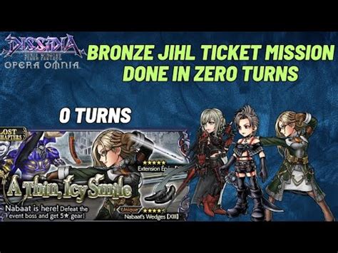 DFFOO GL Jihl Lost Chapters Carrying A Bronze Jihl In A ZERO Turn